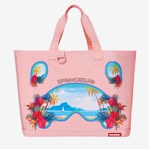 Tropical Shark Beach Tote